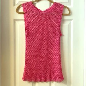 Beautiful Lace and Bead Sleeveless Top